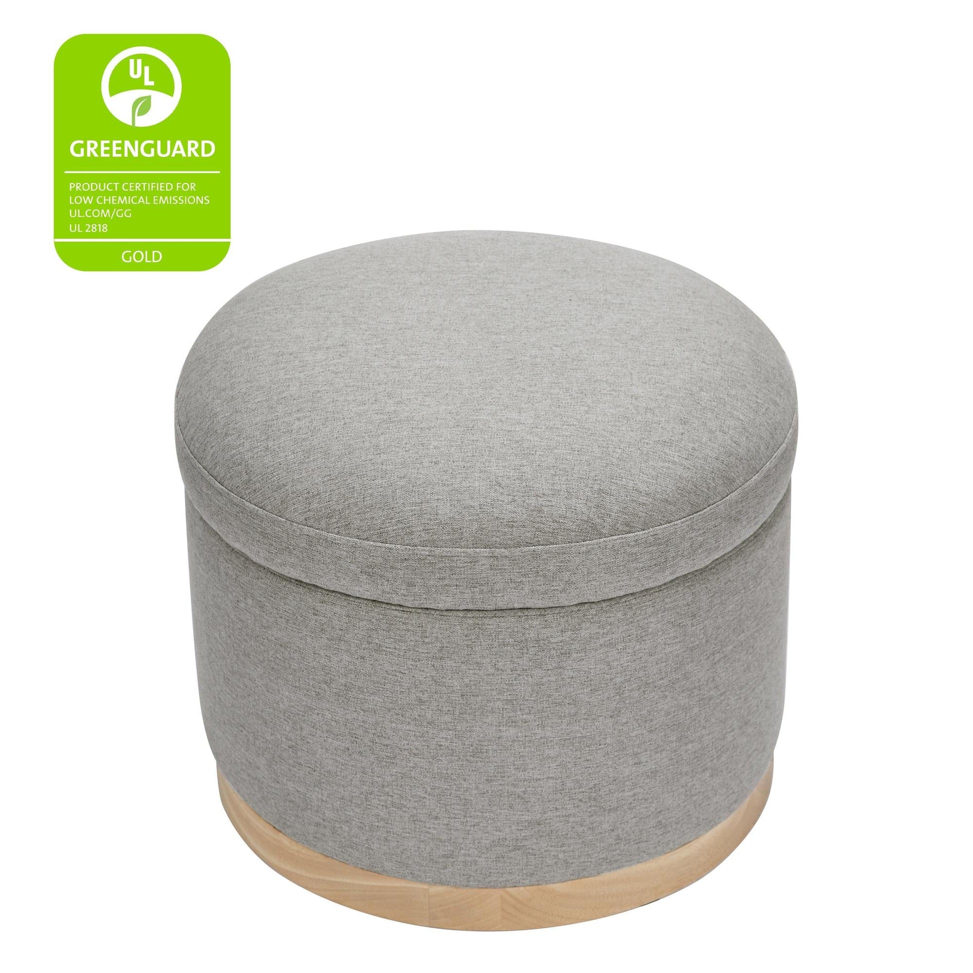 Babyletto Ottomans Babyletto Naka Storage Ottoman in Eco-Performance Fabric | Water Repellent & Stain Resistant