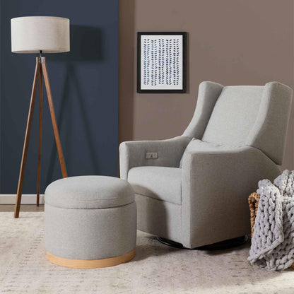 Babyletto Ottomans Babyletto Naka Storage Ottoman in Eco-Performance Fabric | Water Repellent & Stain Resistant