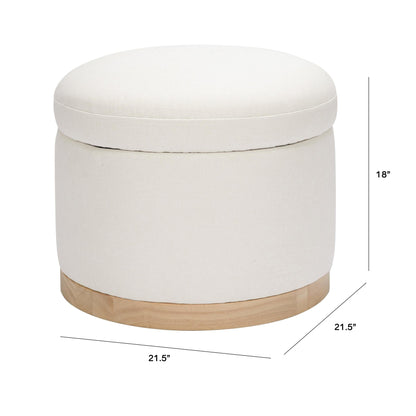 Babyletto Ottomans Babyletto Naka Storage Ottoman in Eco-Performance Fabric | Water Repellent & Stain Resistant