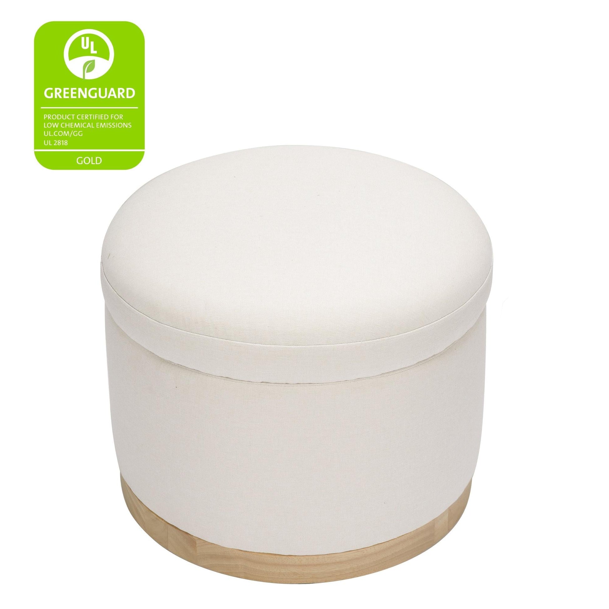 Babyletto Ottomans Babyletto Naka Storage Ottoman in Eco-Performance Fabric | Water Repellent & Stain Resistant