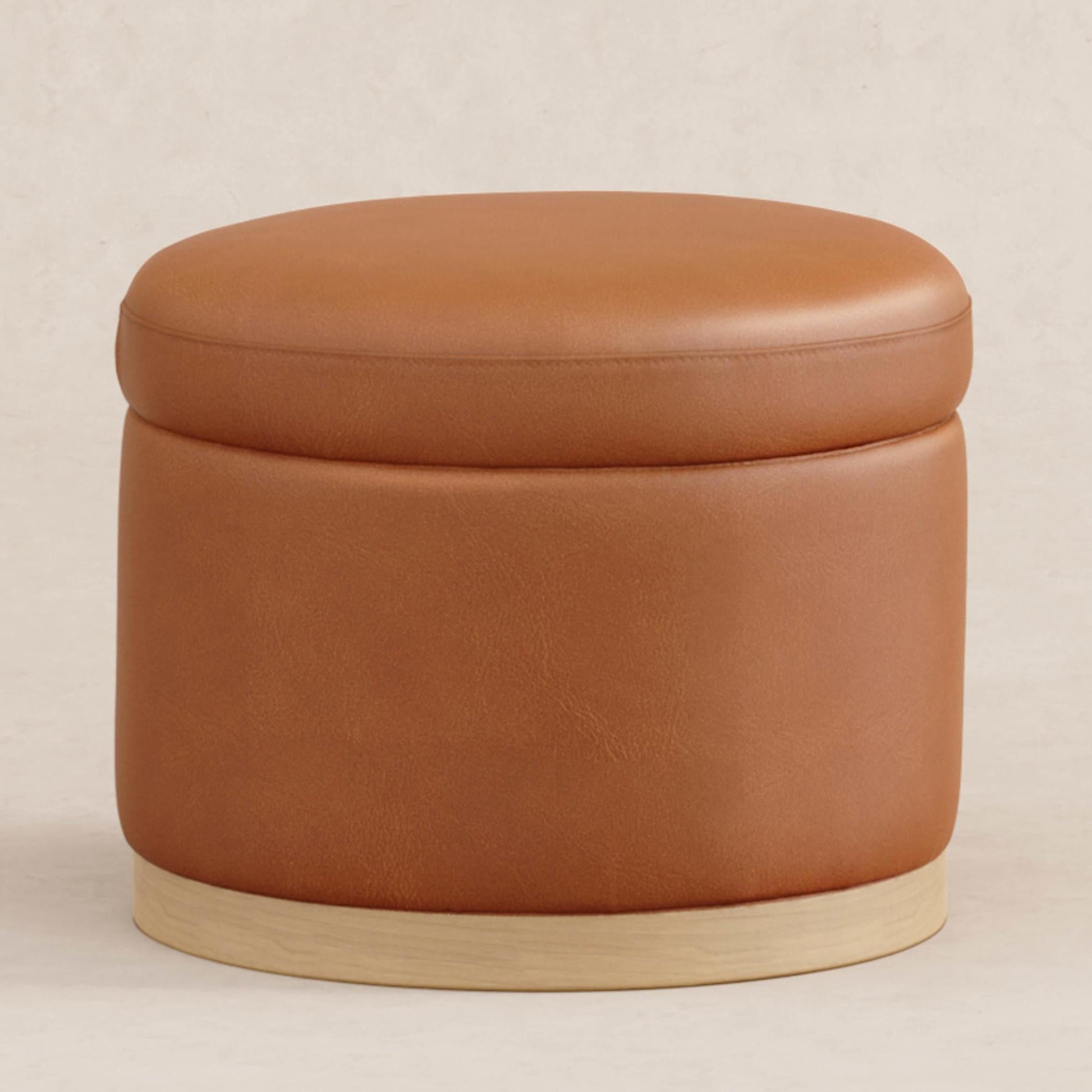 BabylettoBabyletto Naka Storage Ottoman in Vegan LeatherBabysupermarket