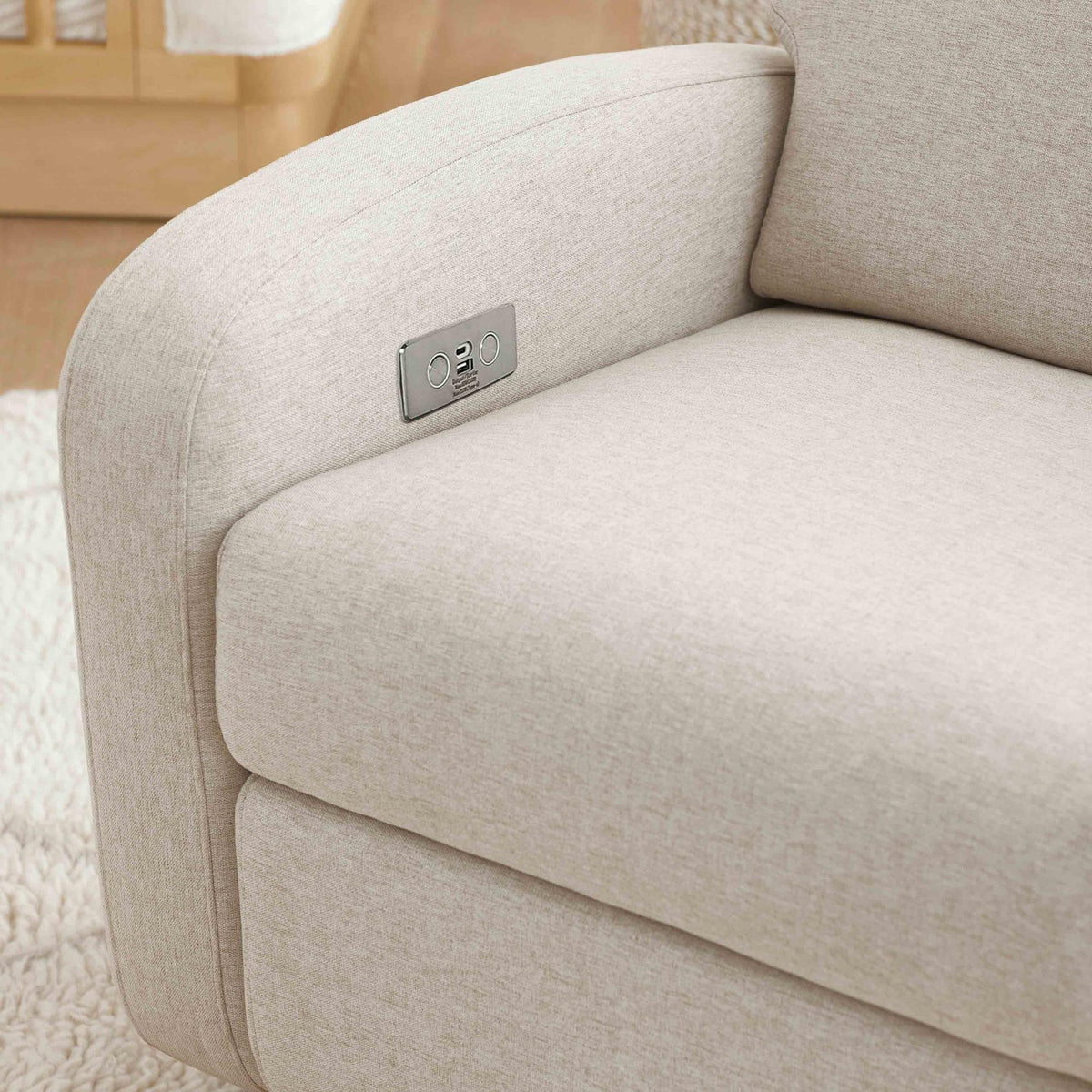BabylettoBabyletto Nami Electronic Recliner and Swivel Glider Recliner with USB portBabysupermarket