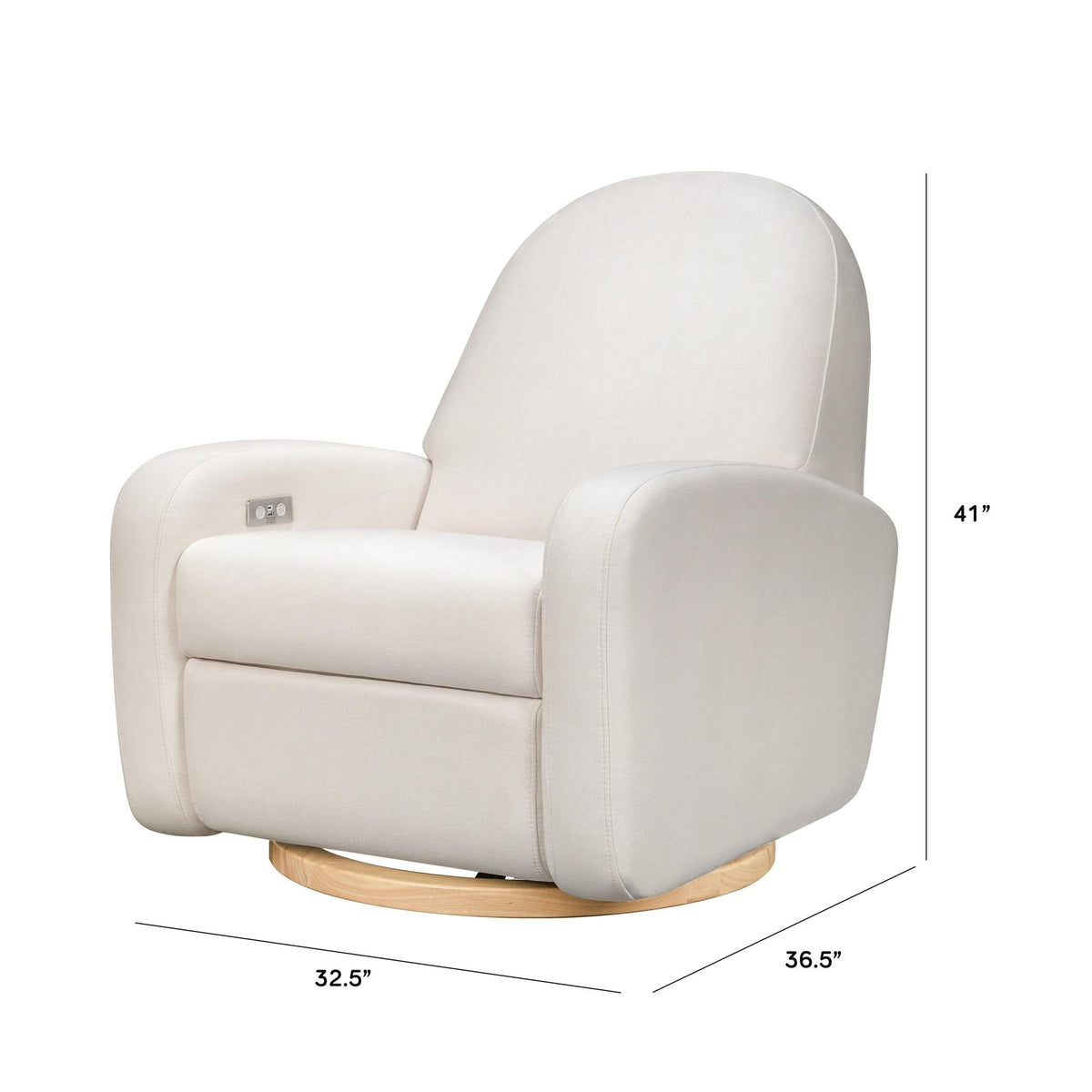 BabylettoBabyletto Nami Electronic Recliner and Swivel Glider Recliner with USB portBabysupermarket
