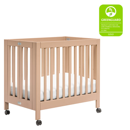 Babyletto Cribs Light Sage Babyletto Origami Mini Crib