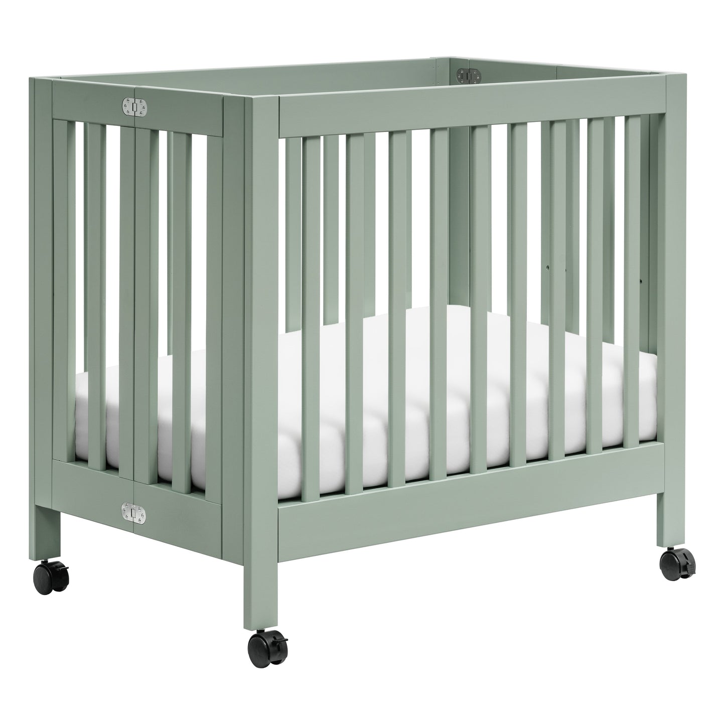 Babyletto Cribs Light Sage Babyletto Origami Mini Crib