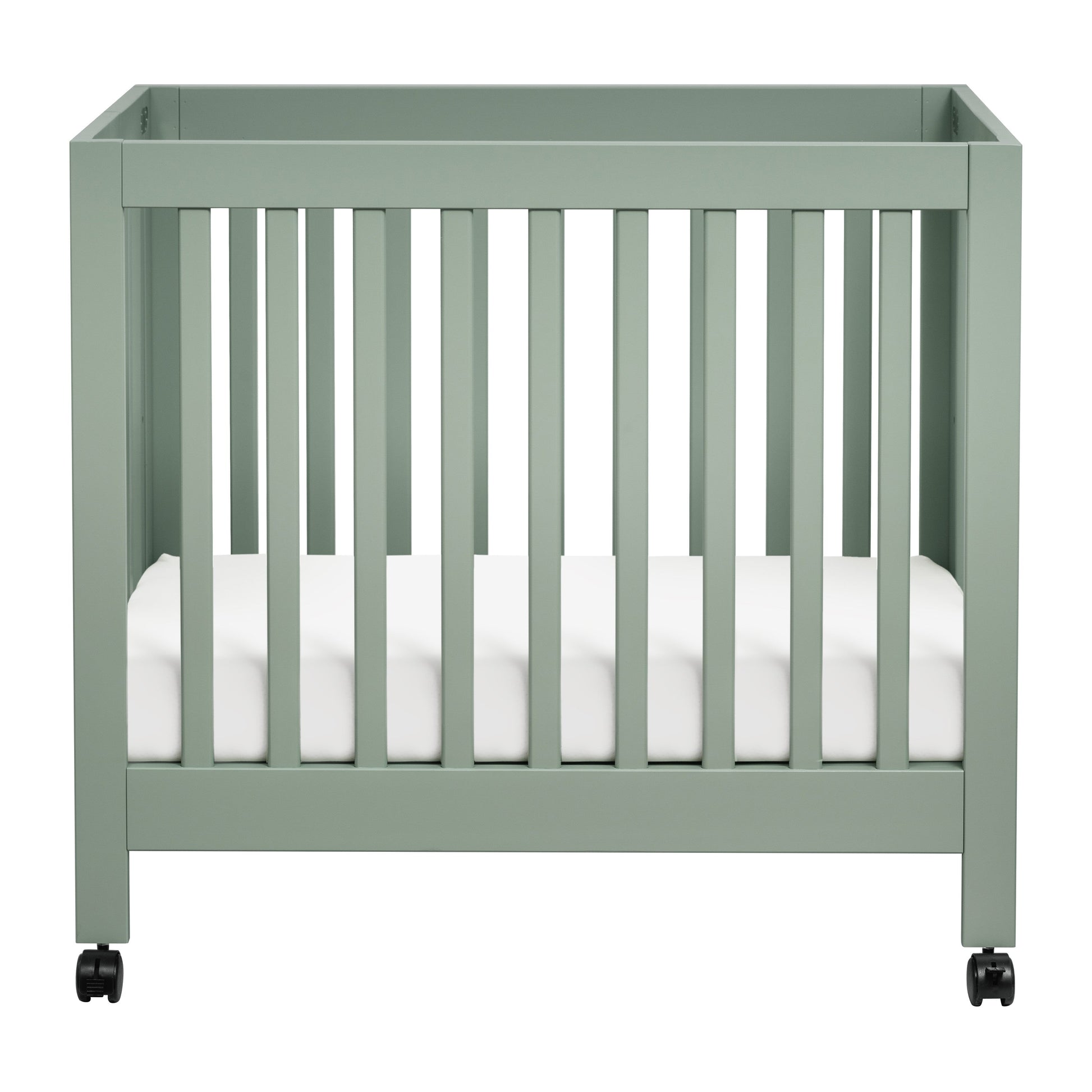 Babyletto Cribs Light Sage Babyletto Origami Mini Crib