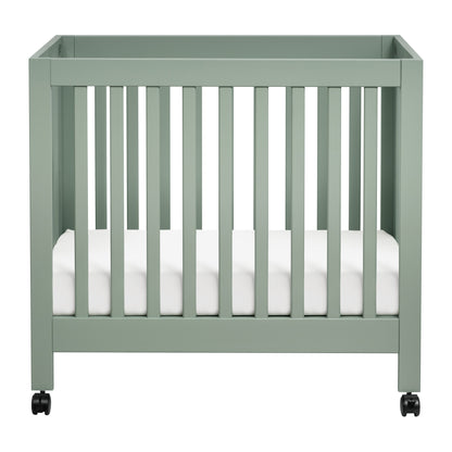 Babyletto Cribs Light Sage Babyletto Origami Mini Crib