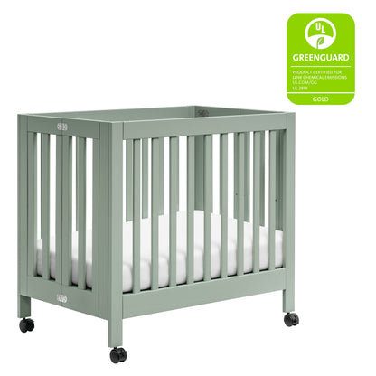 Babyletto Cribs Light Sage Babyletto Origami Mini Crib