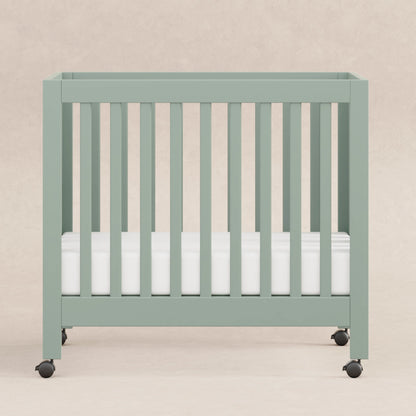 Babyletto Cribs Light Sage Babyletto Origami Mini Crib
