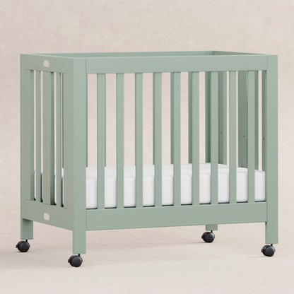 Babyletto Cribs Light Sage Babyletto Origami Mini Crib