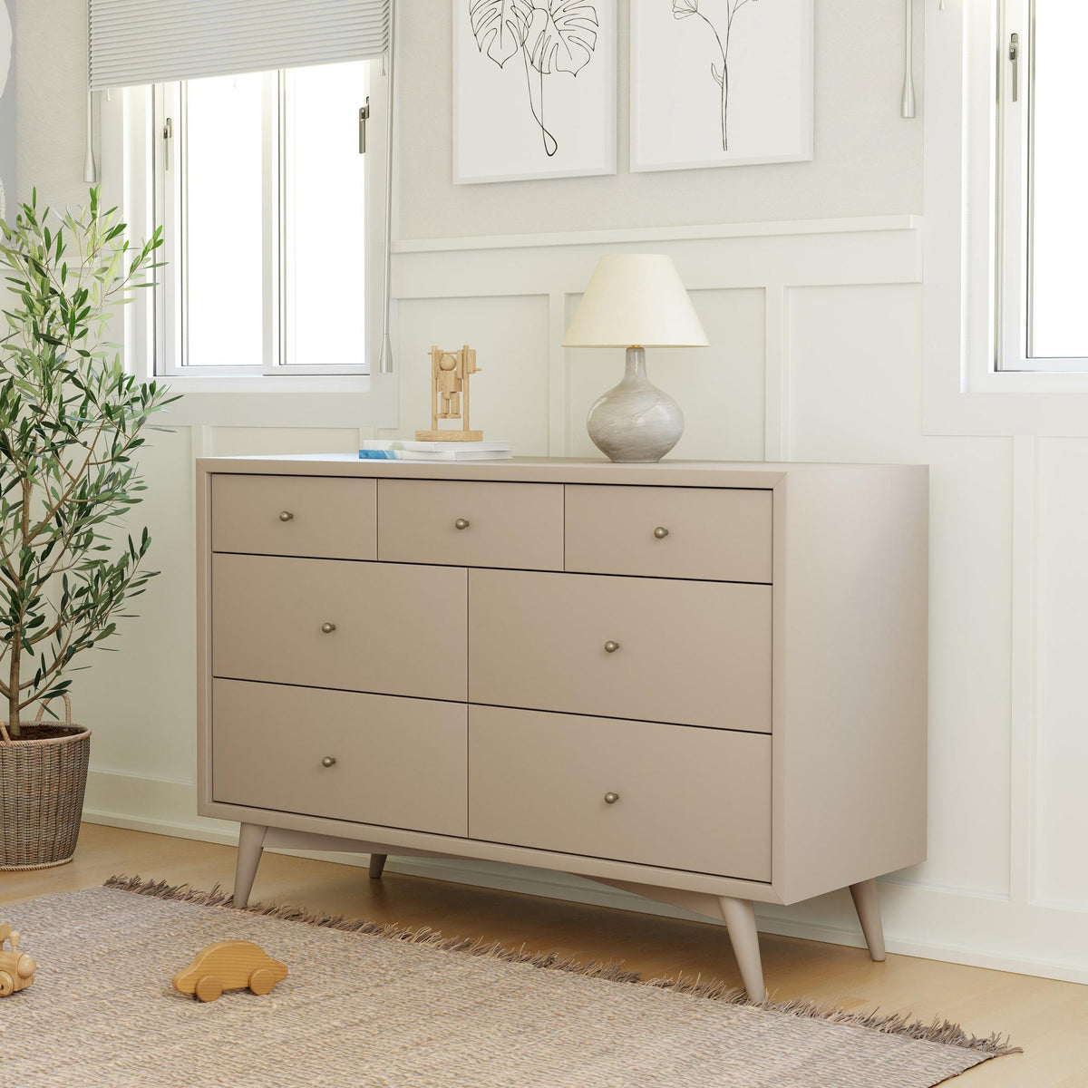 BabylettoBabyletto Palma 7-Drawer Double DresserBabysupermarket