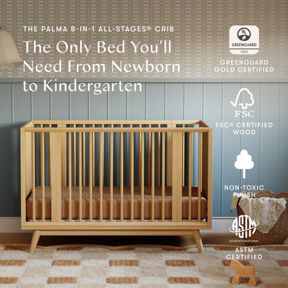 BabylettoBabyletto Palma 8-in-1 Convertible All-Stages Crib with Bassinet & Toddler Bed KitBabysupermarket