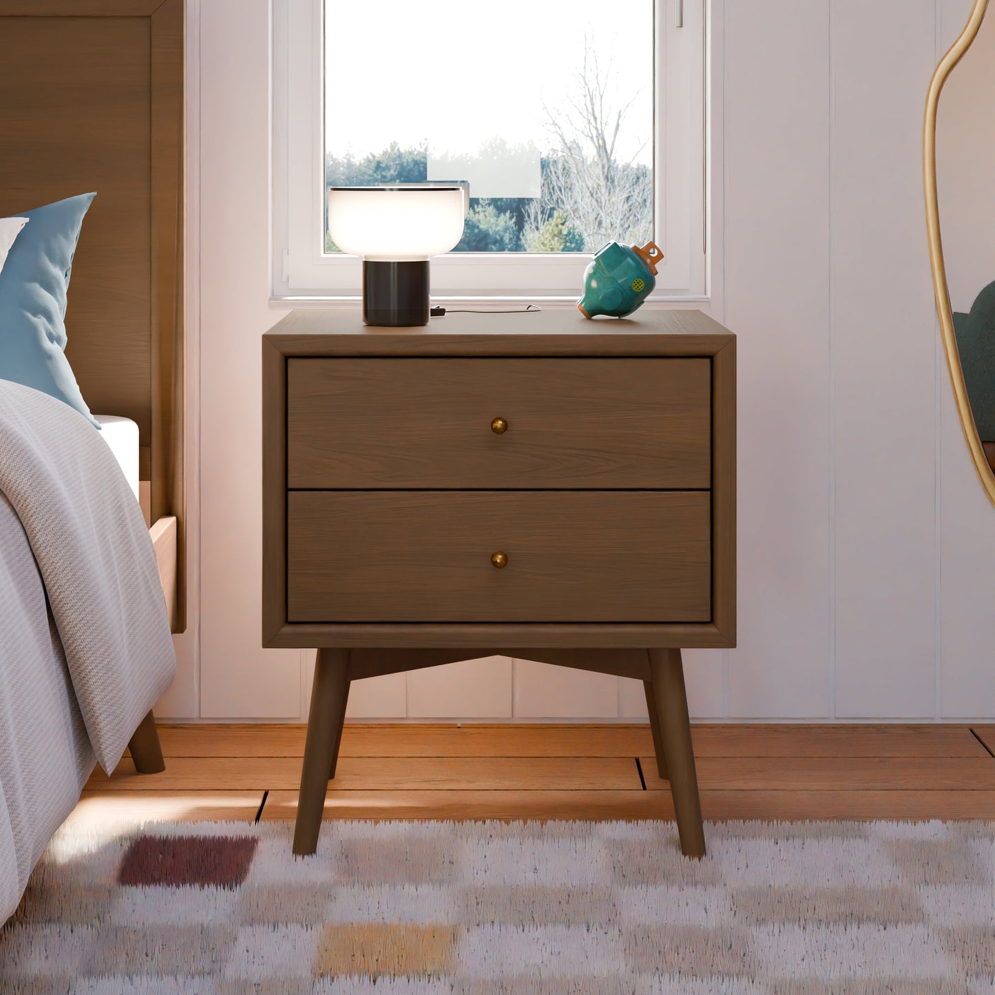 Babyletto Nightstands Babyletto Palma Nightstand with USB Port