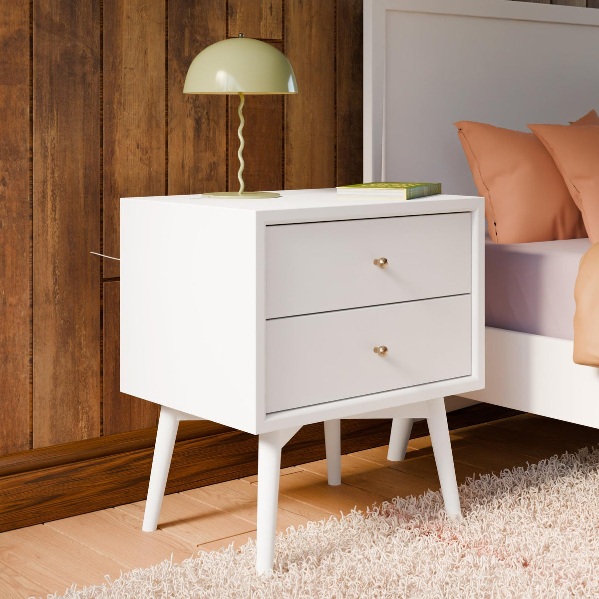 BabylettoBabyletto Palma Nightstand with USB PortBabysupermarket
