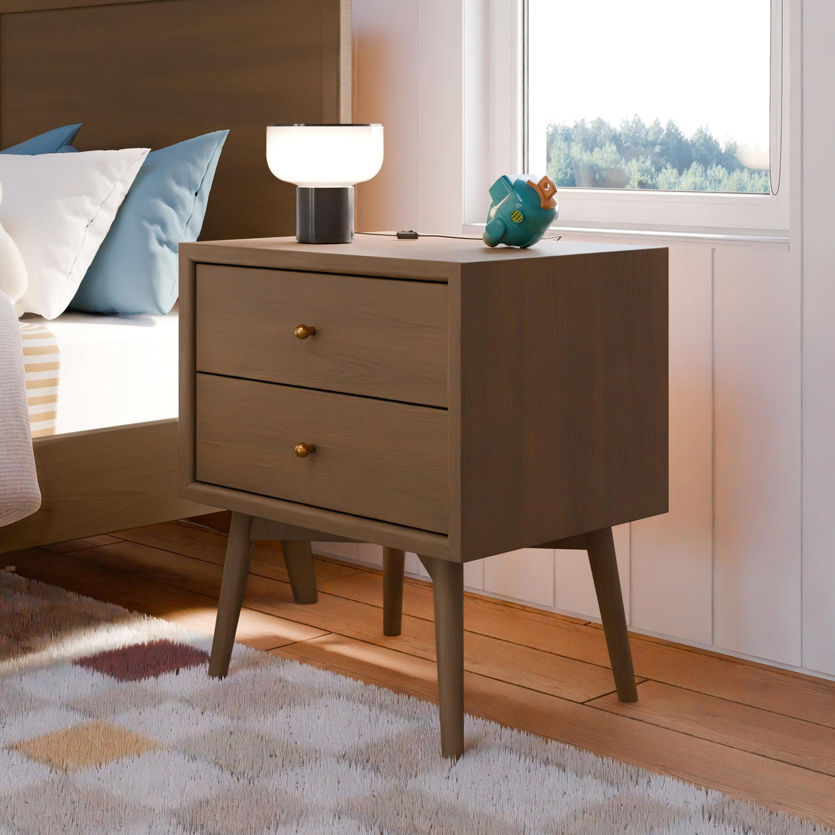 BabylettoBabyletto Palma Nightstand with USB PortBabysupermarket