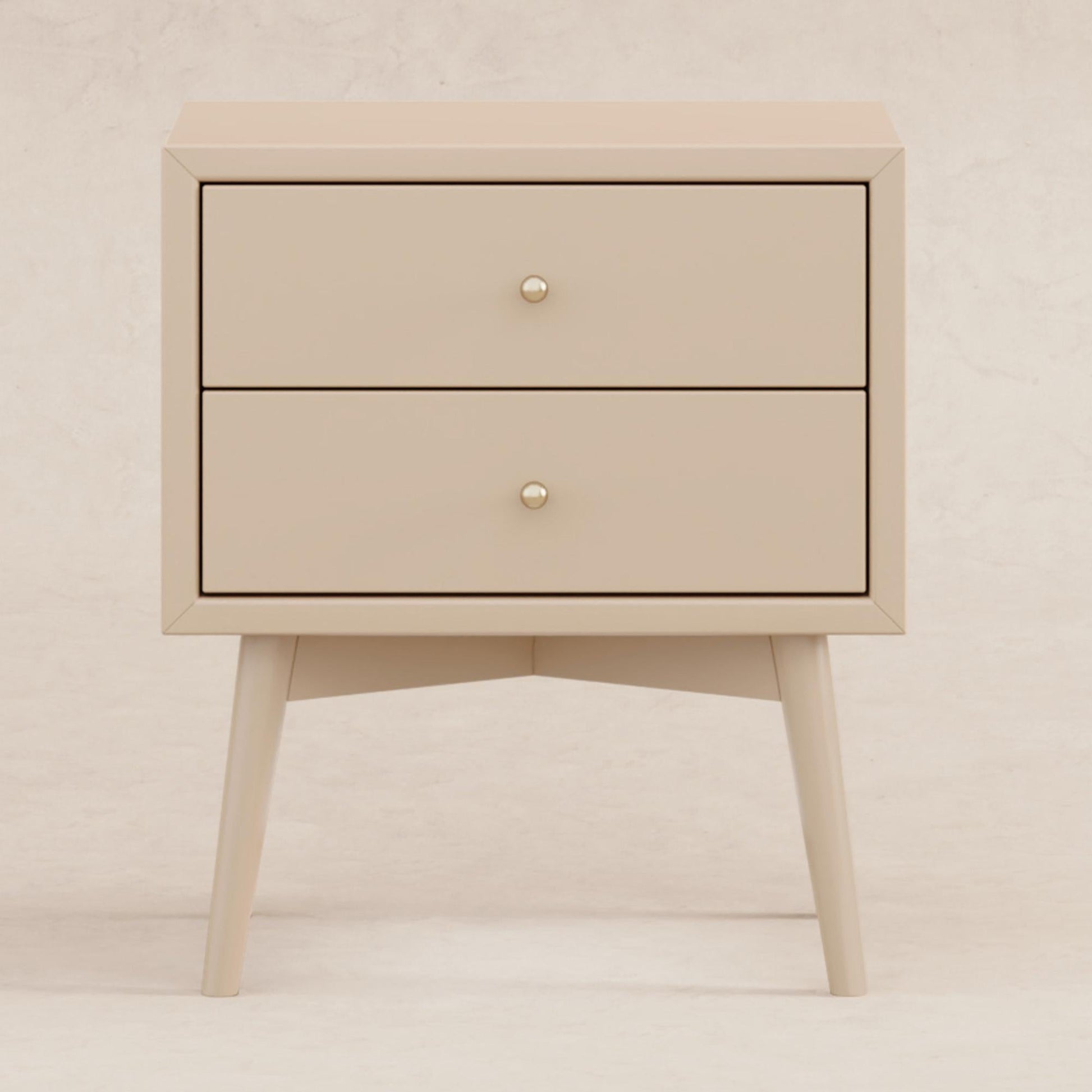 Babyletto Nightstands Taupe Babyletto Palma Nightstand with USB Port