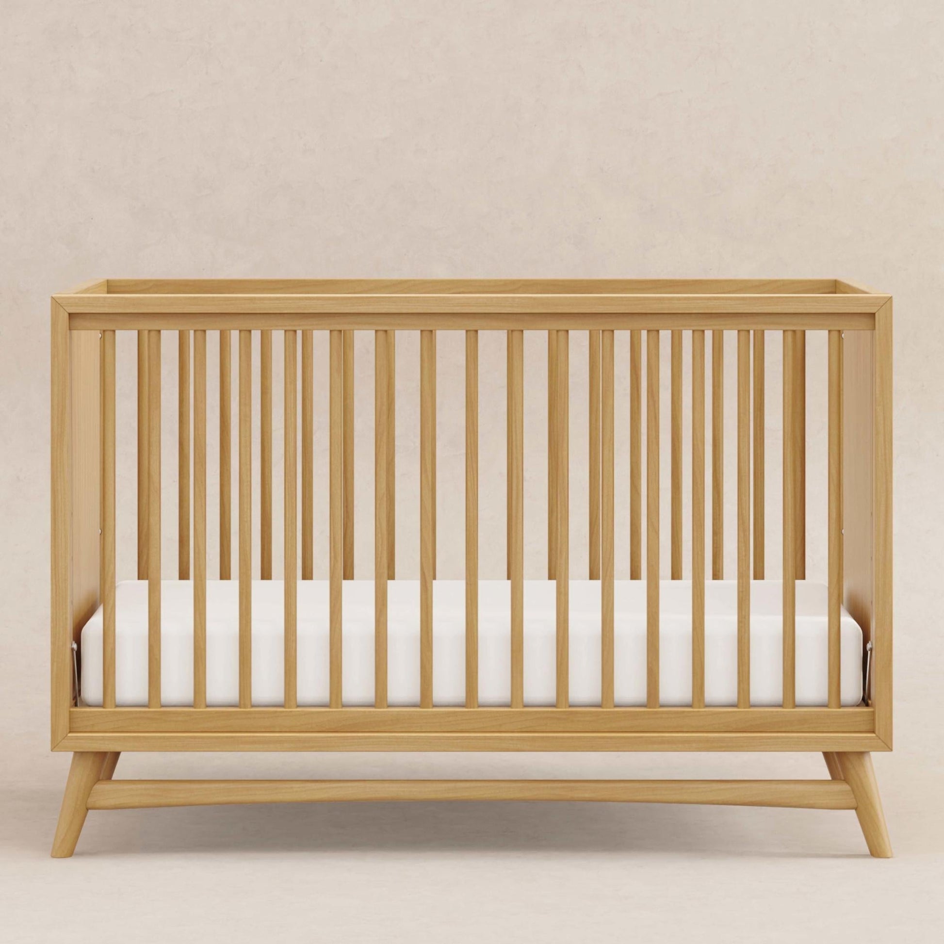 Babyletto Cribs Honey Babyletto Peggy 3-in-1 Convertible Crib with Toddler Bed Conversion Kit