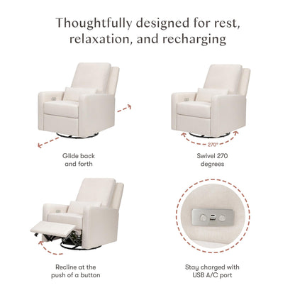 BabylettoBabyletto Sigi Electronic Recliner and Glider with USB PortBabysupermarket