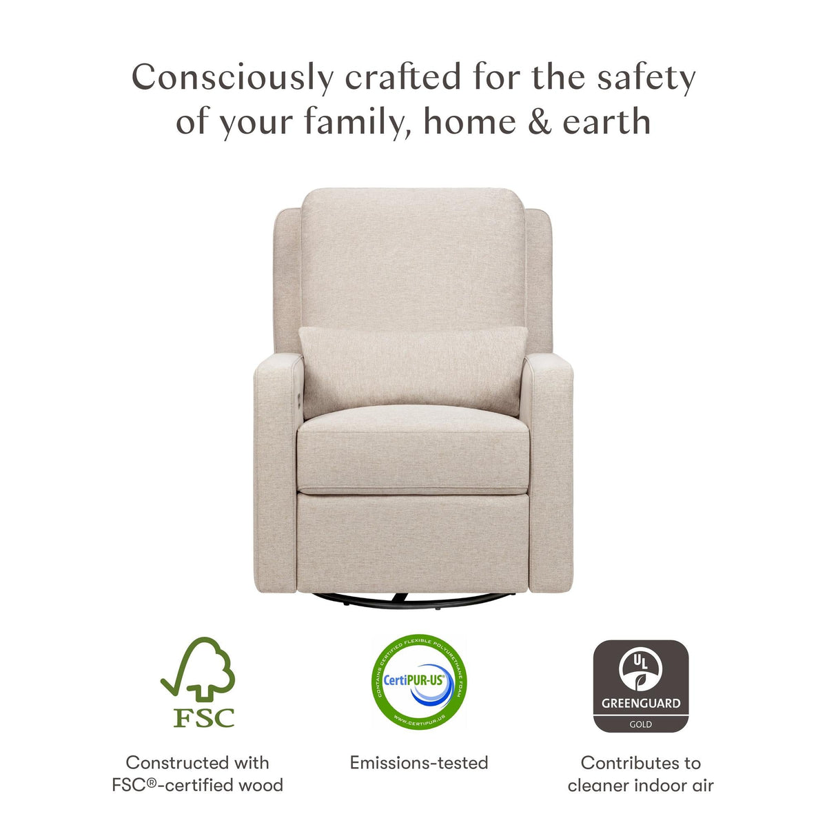 BabylettoBabyletto Sigi Electronic Recliner and Glider with USB PortBabysupermarket