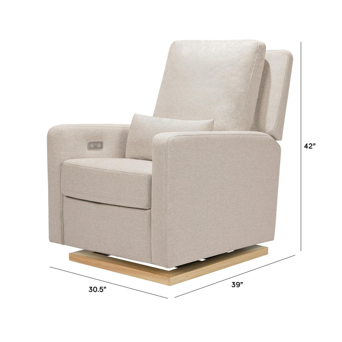 BabylettoBabyletto Sigi Electronic Recliner and Glider with USB PortBabysupermarket