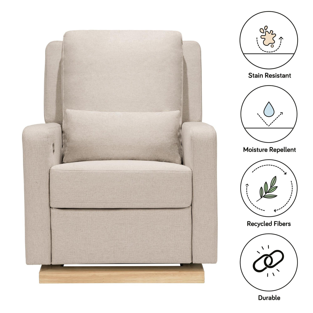 BabylettoBabyletto Sigi Electronic Recliner and Glider with USB PortBabysupermarket