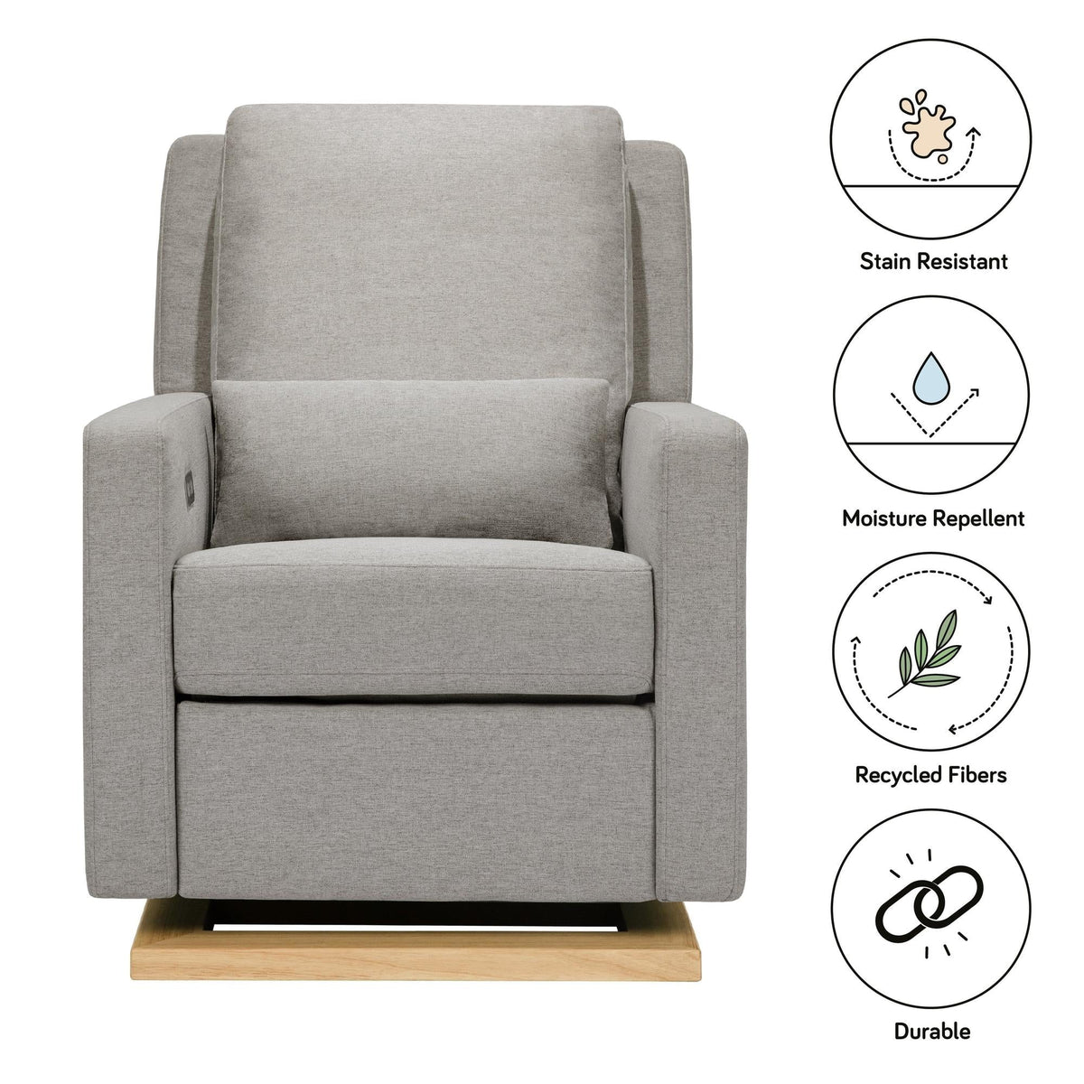 BabylettoBabyletto Sigi Electronic Recliner and Glider with USB PortBabysupermarket