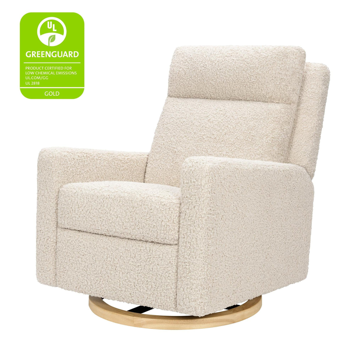 Babyletto Gliders & Rockers Babyletto Sigi Pro Power Recliner & Swivel Glider with Power Adjustable Headrest and Lumbar Support