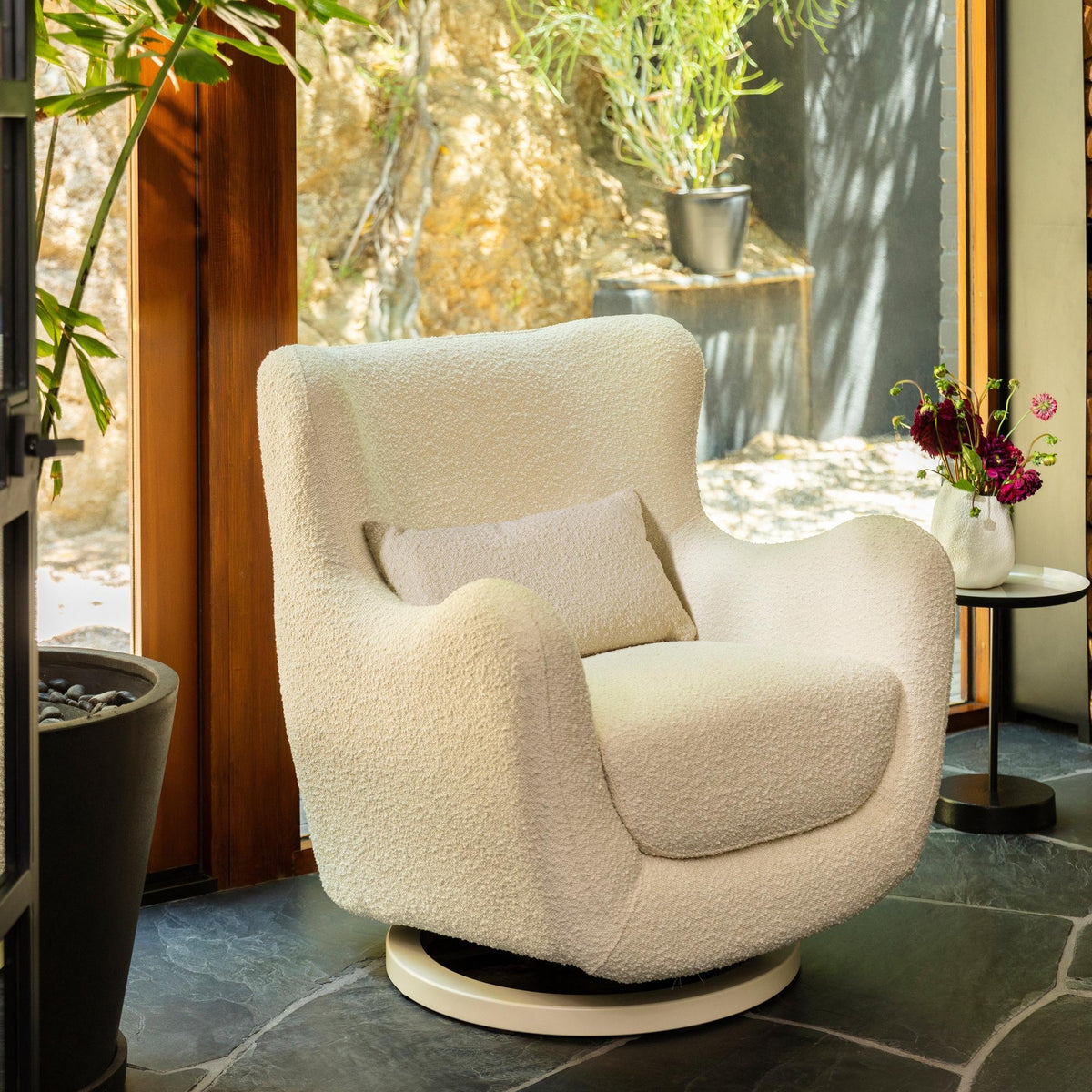 BabylettoBabyletto Solstice Swivel Glider in BoucleBabysupermarket
