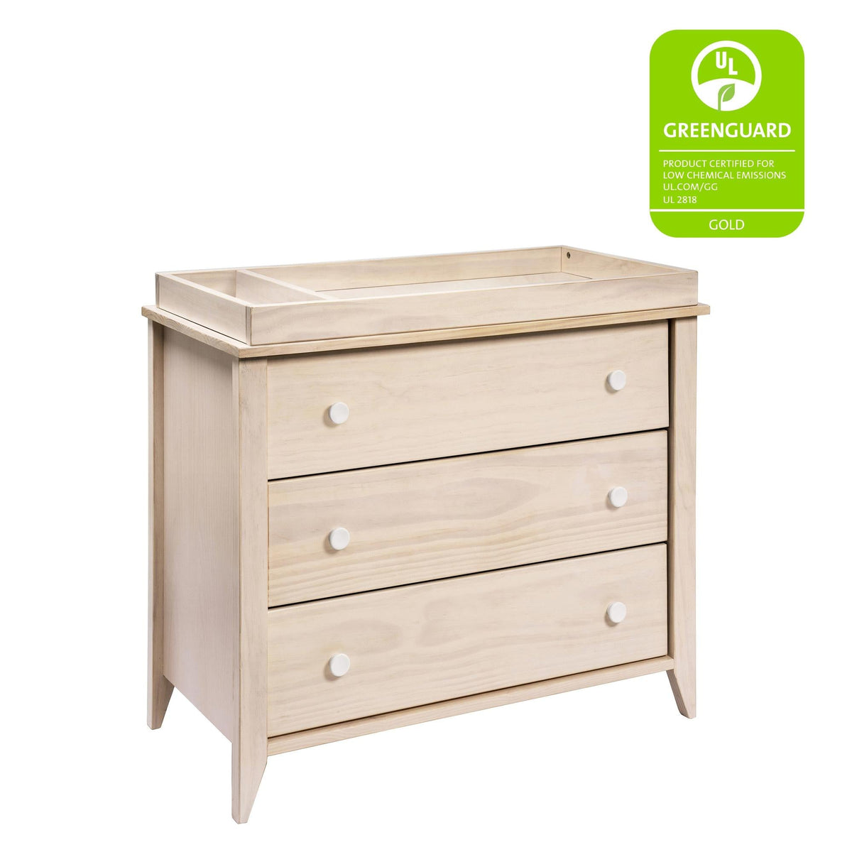 BabylettoBabyletto Sprout 3-Drawer Changer Dresser with Removable Changing TrayBabysupermarket