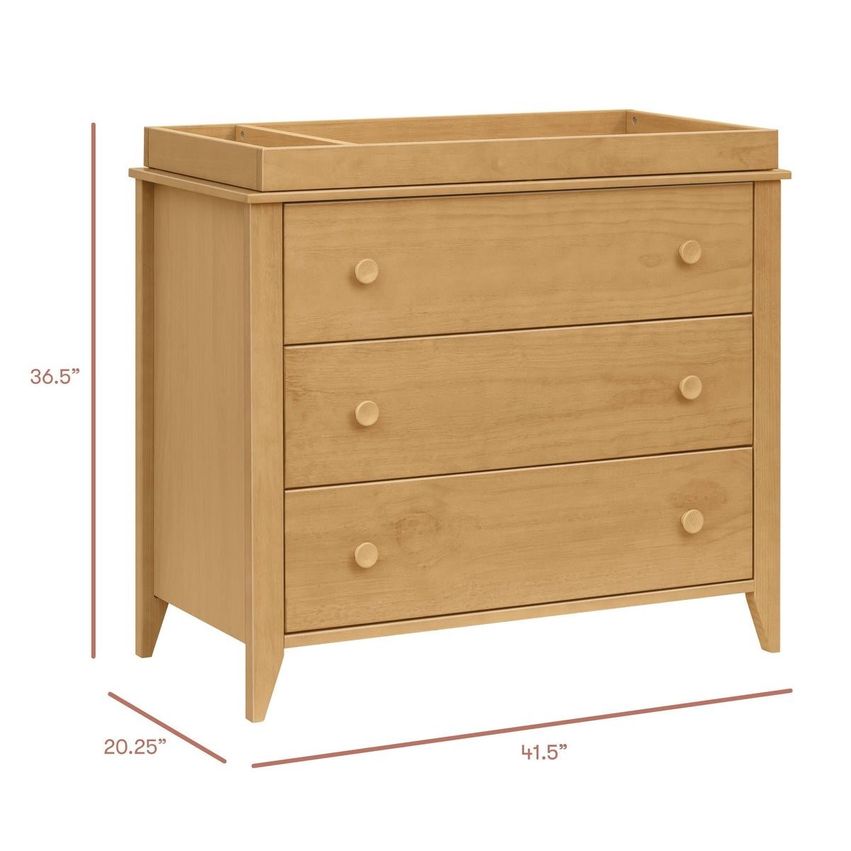 BabylettoBabyletto Sprout 3-Drawer Changer Dresser with Removable Changing TrayBabysupermarket