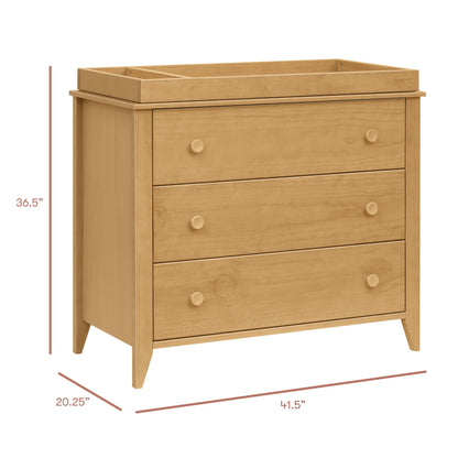 BabylettoBabyletto Sprout 3-Drawer Changer Dresser with Removable Changing TrayBabysupermarket