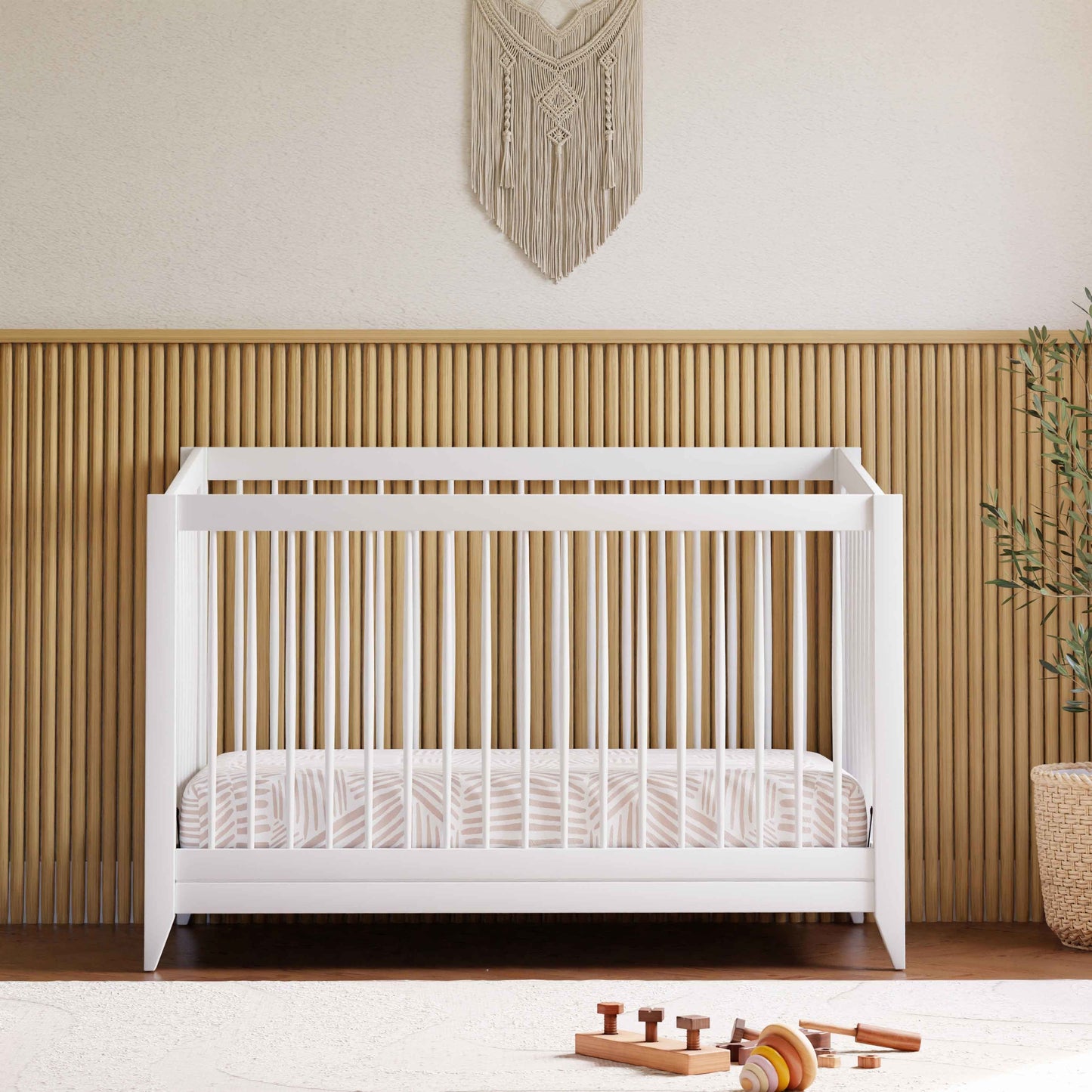 Babyletto Cribs Chestnut / Natural Babyletto Sprout 4-in-1 Convertible Crib with Toddler Bed Conversion Kit