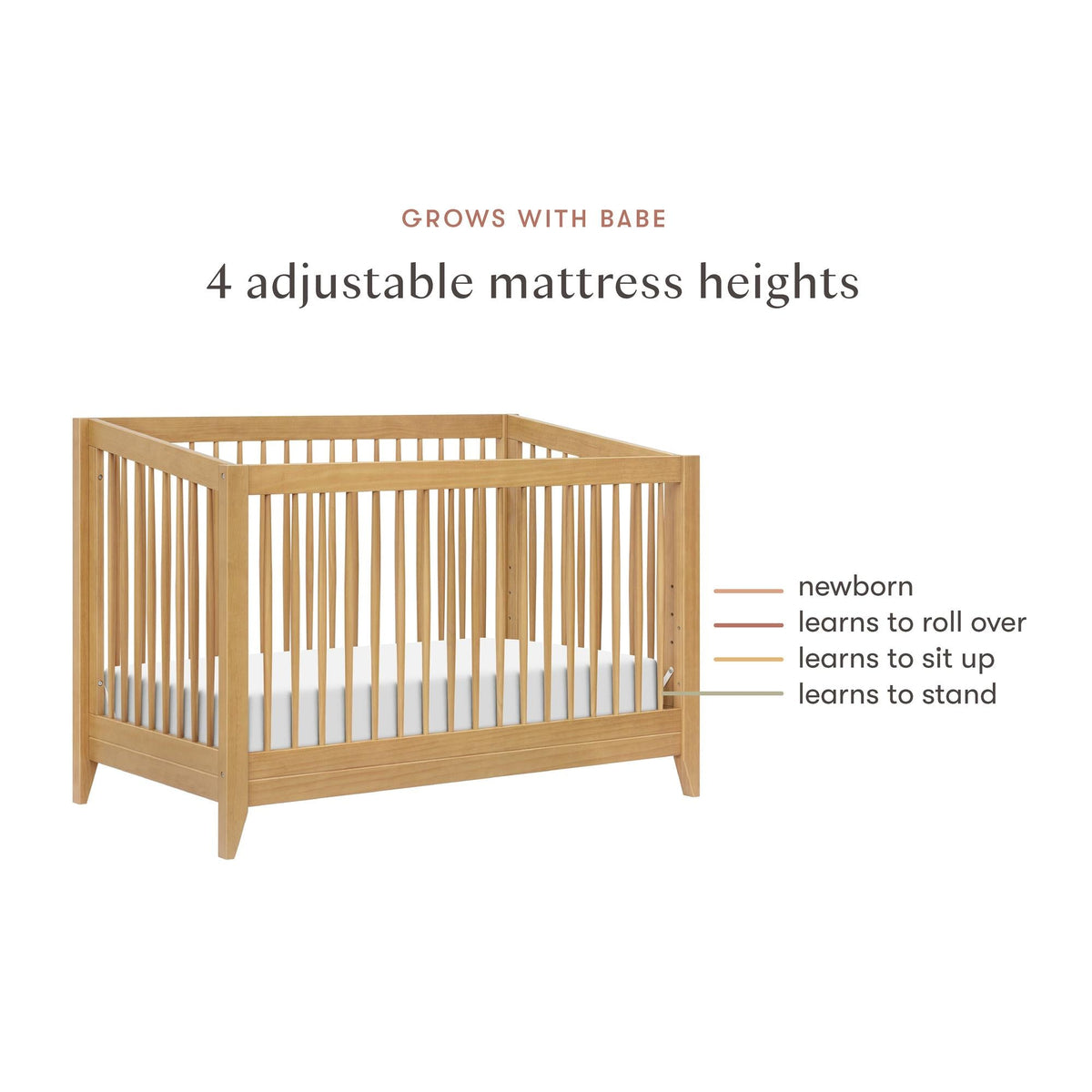 BabylettoBabyletto Sprout 4-in-1 Convertible Crib with Toddler Bed Conversion KitBabysupermarket