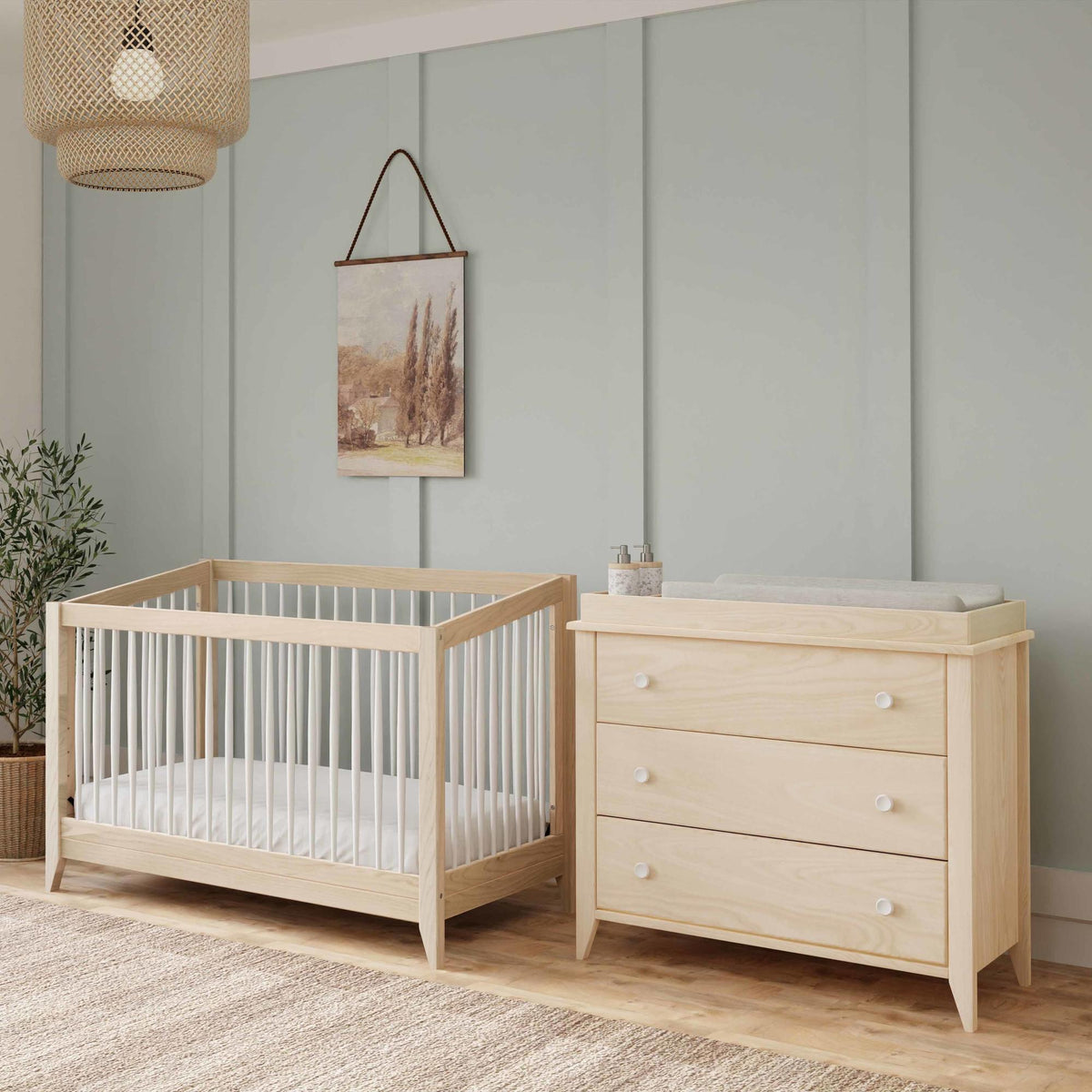 BabylettoBabyletto Sprout 4-in-1 Convertible Crib with Toddler Bed Conversion KitBabysupermarket