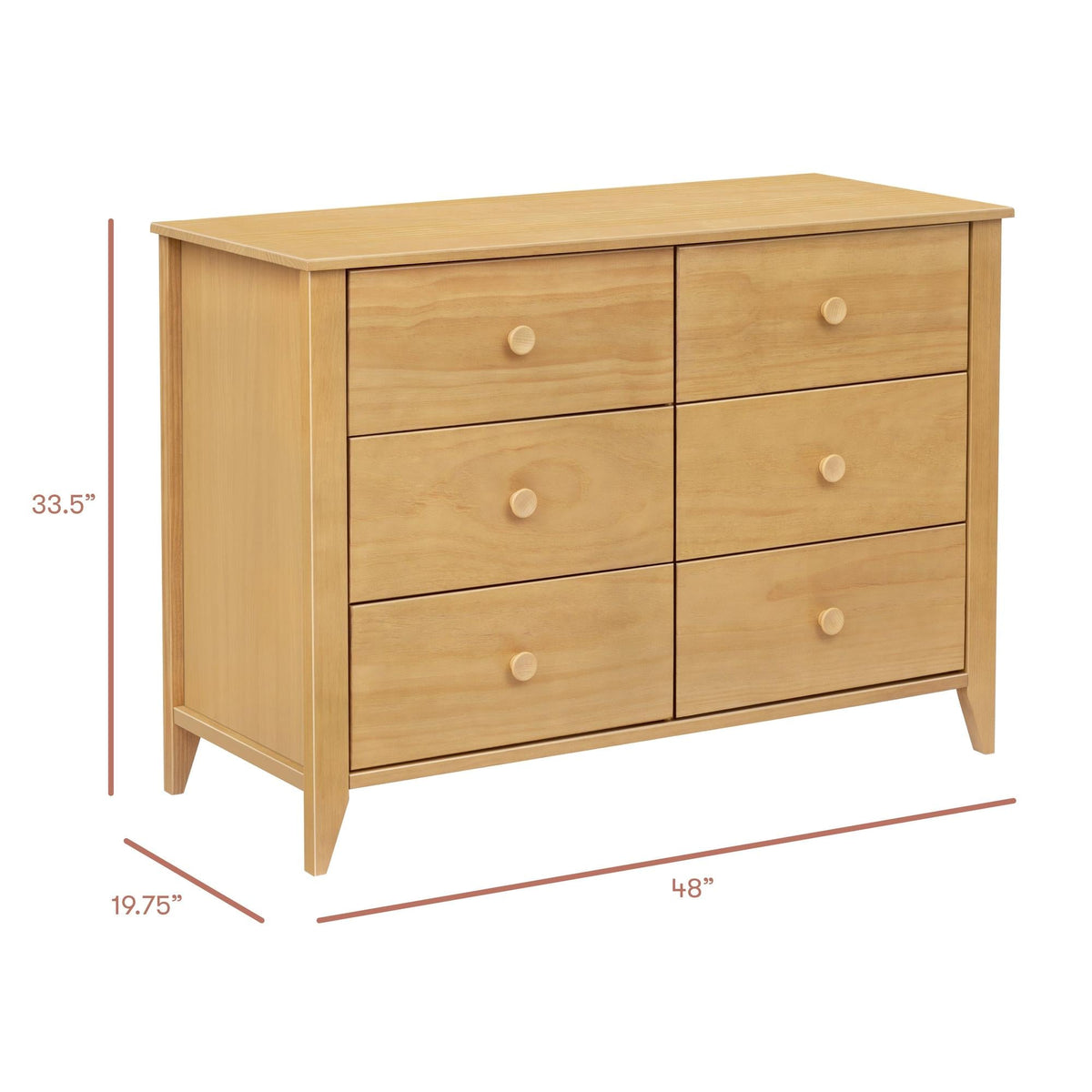 BabylettoBabyletto Sprout 6-Drawer Double DresserBabysupermarket