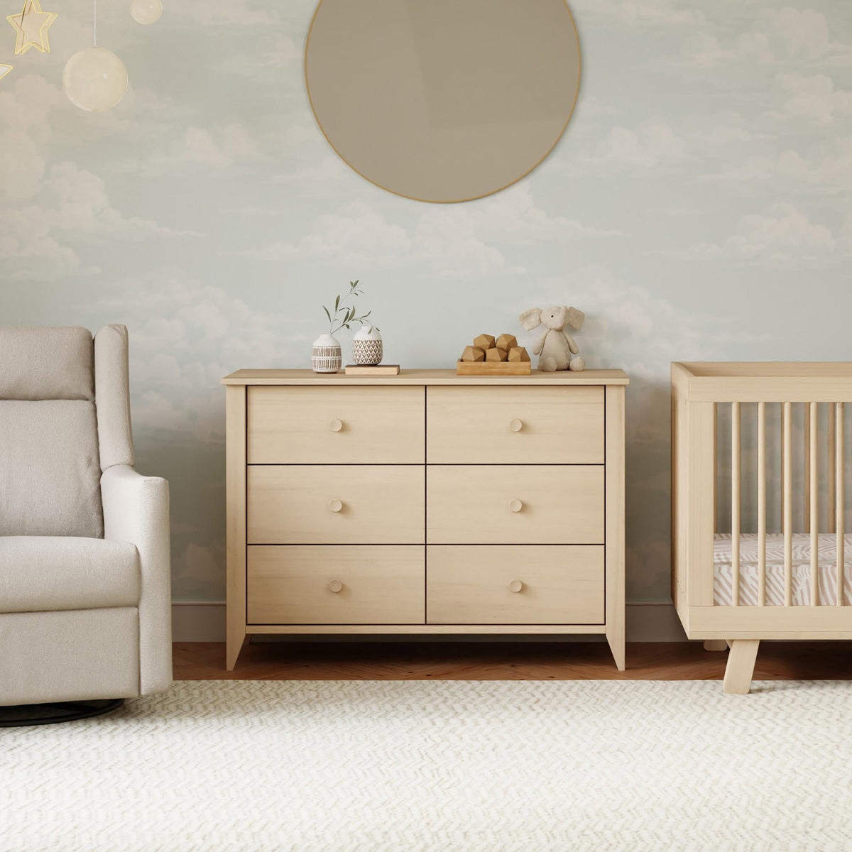 BabylettoBabyletto Sprout 6-Drawer Double DresserBabysupermarket