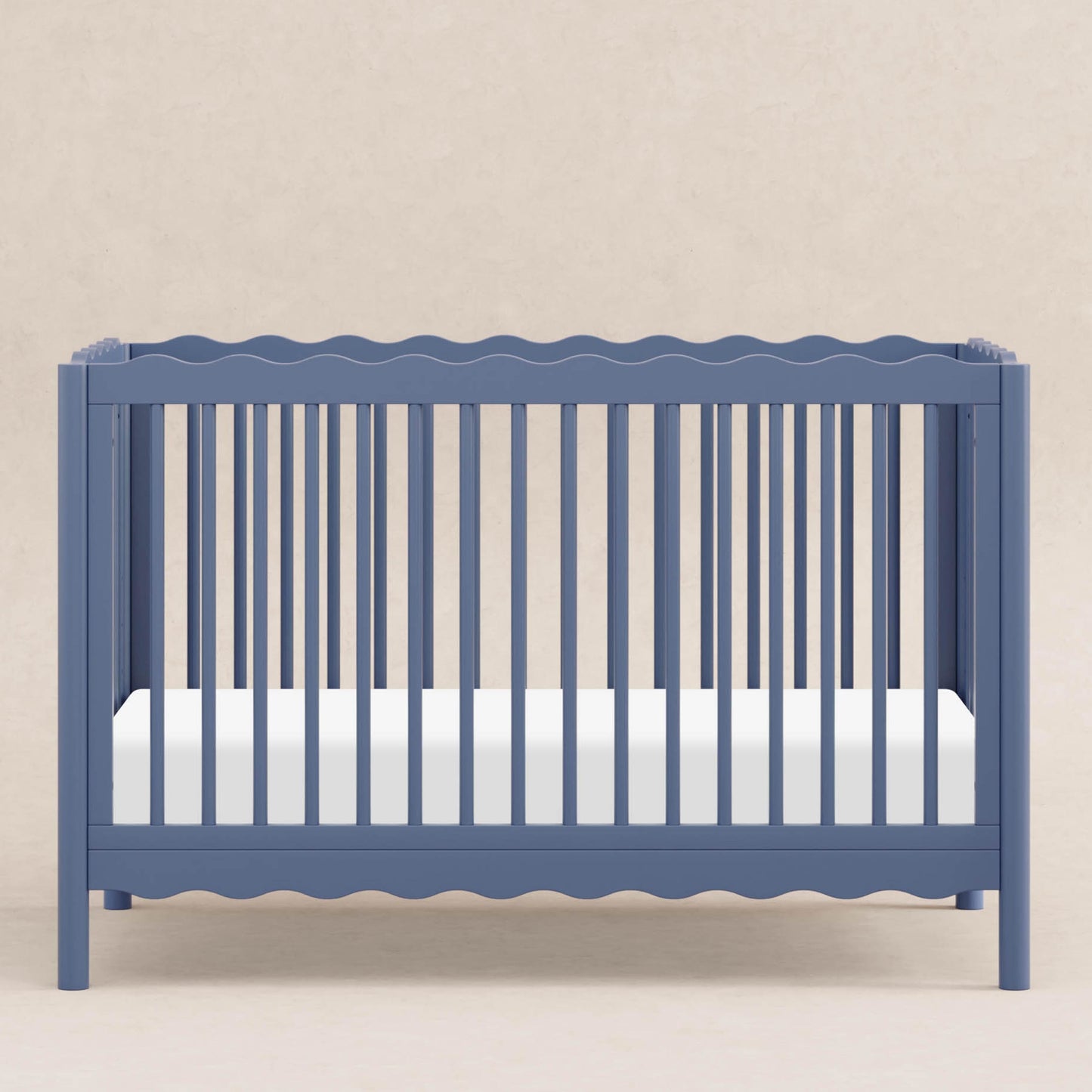 Babyletto Cribs Cove Blue Babyletto Swell 4-in-1 Convertible Crib with Toddler Bed Conversion Kit