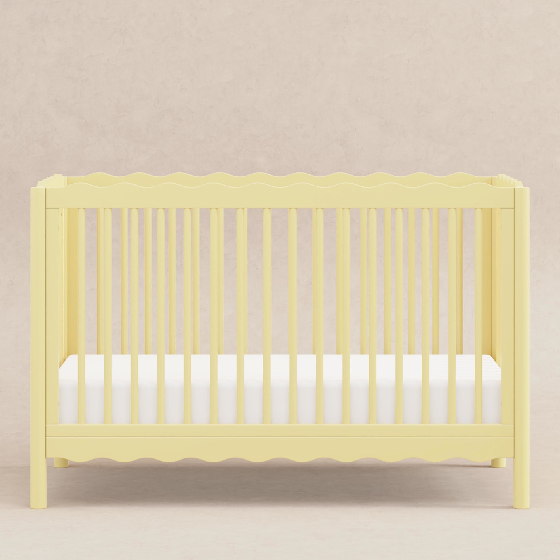 Babyletto Cribs Pale Yellow Babyletto Swell 4-in-1 Convertible Crib with Toddler Bed Conversion Kit