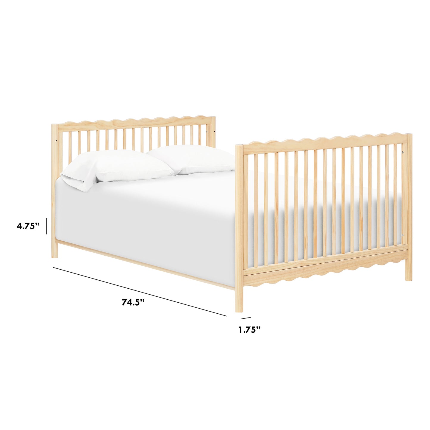 Babyletto Conversion Kits Chestnut Babyletto Twin/Full-Size Bed Conversion Kit (M5789)