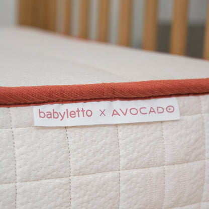 Babyletto Mattresses White Babyletto x Avocado Dual-Stage, Organic & Non-Toxic Crib Mattress