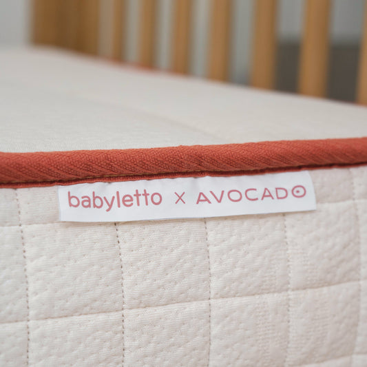Babyletto Mattresses White Babyletto x Avocado Dual-Stage, Organic & Non-Toxic Crib Mattress