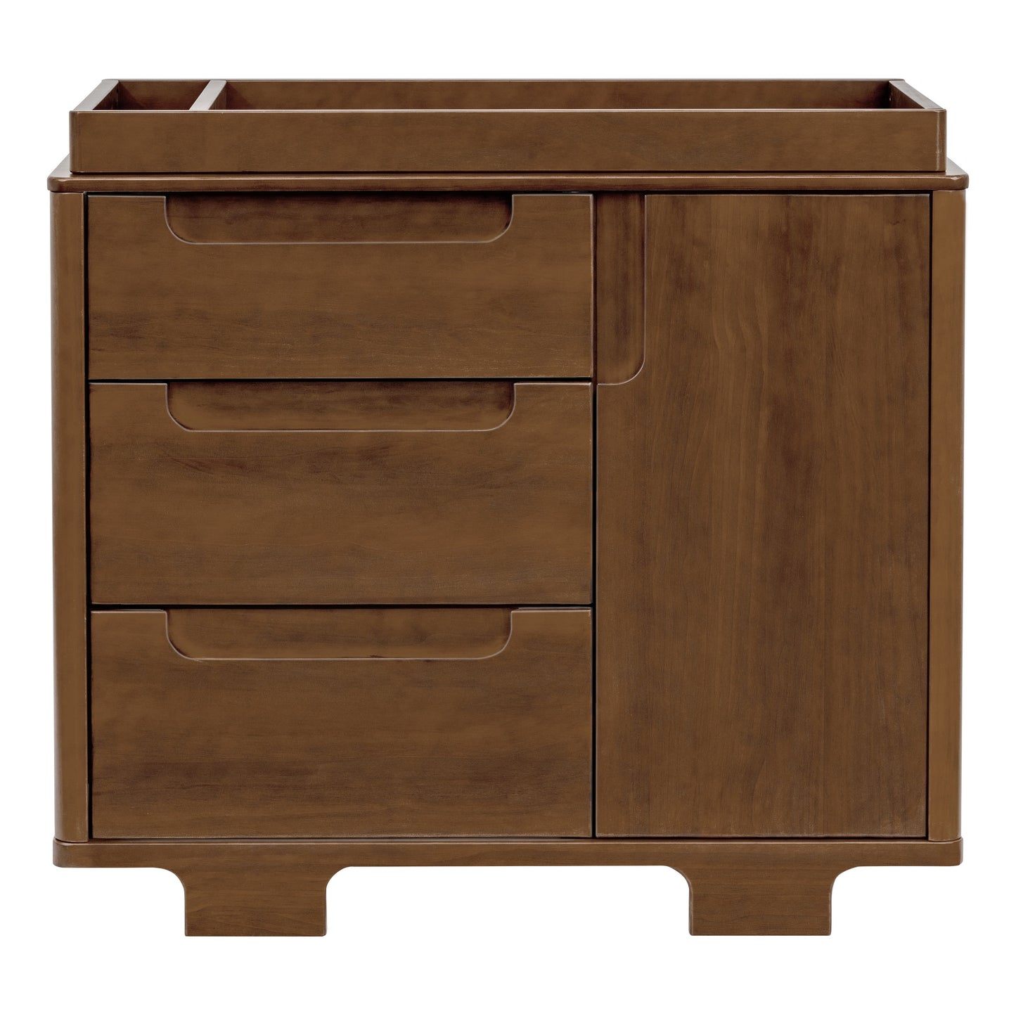Babyletto Dressers Natural Walnut Babyletto Yuzu 3-Drawer Changer Dresser