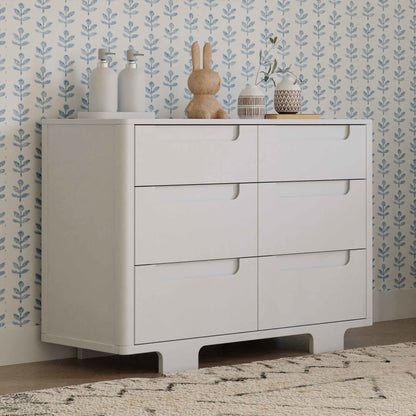 Babyletto Dressers White / Natural Babyletto Yuzu 6-Drawer Dresser