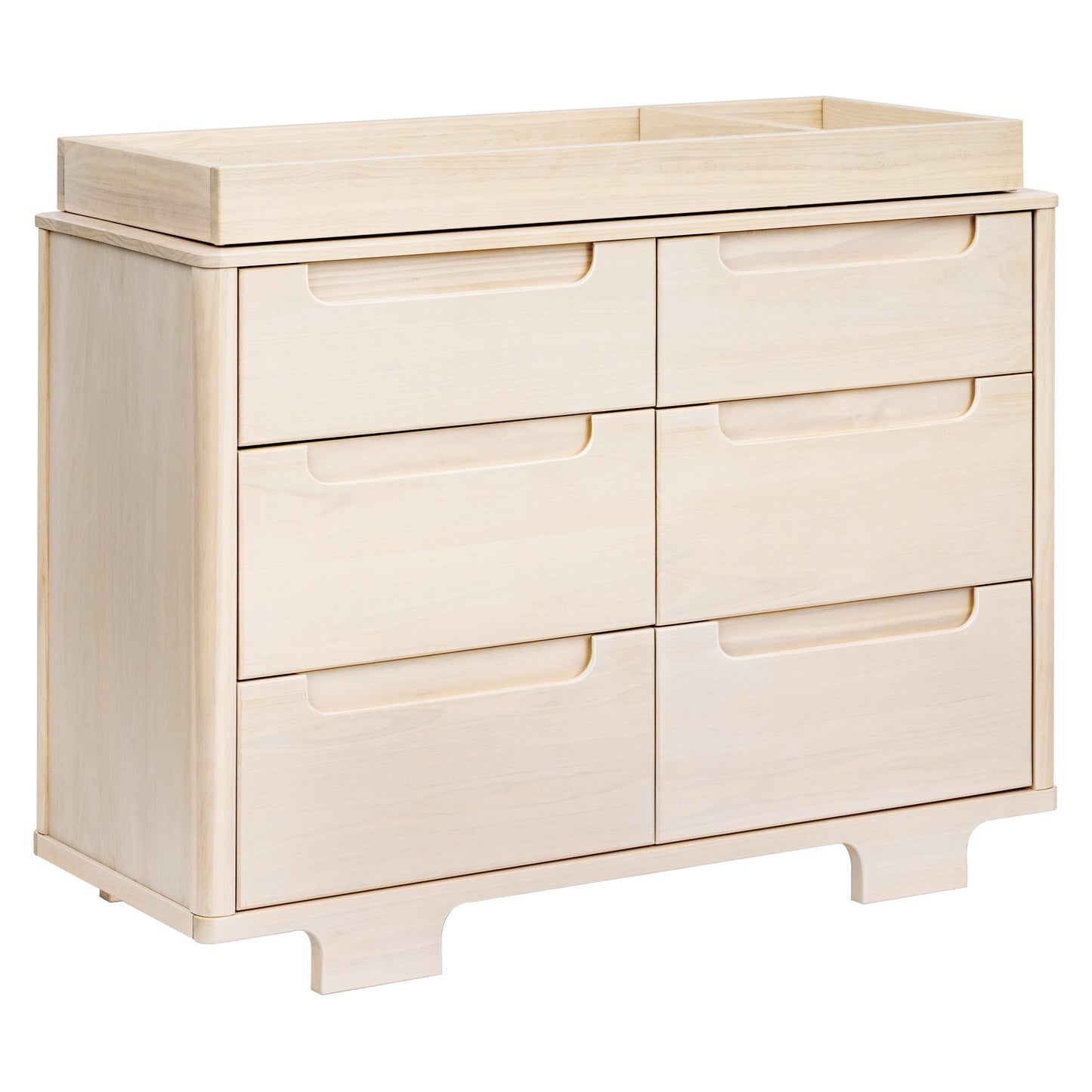 Babyletto Dressers White / Natural Babyletto Yuzu 6-Drawer Dresser
