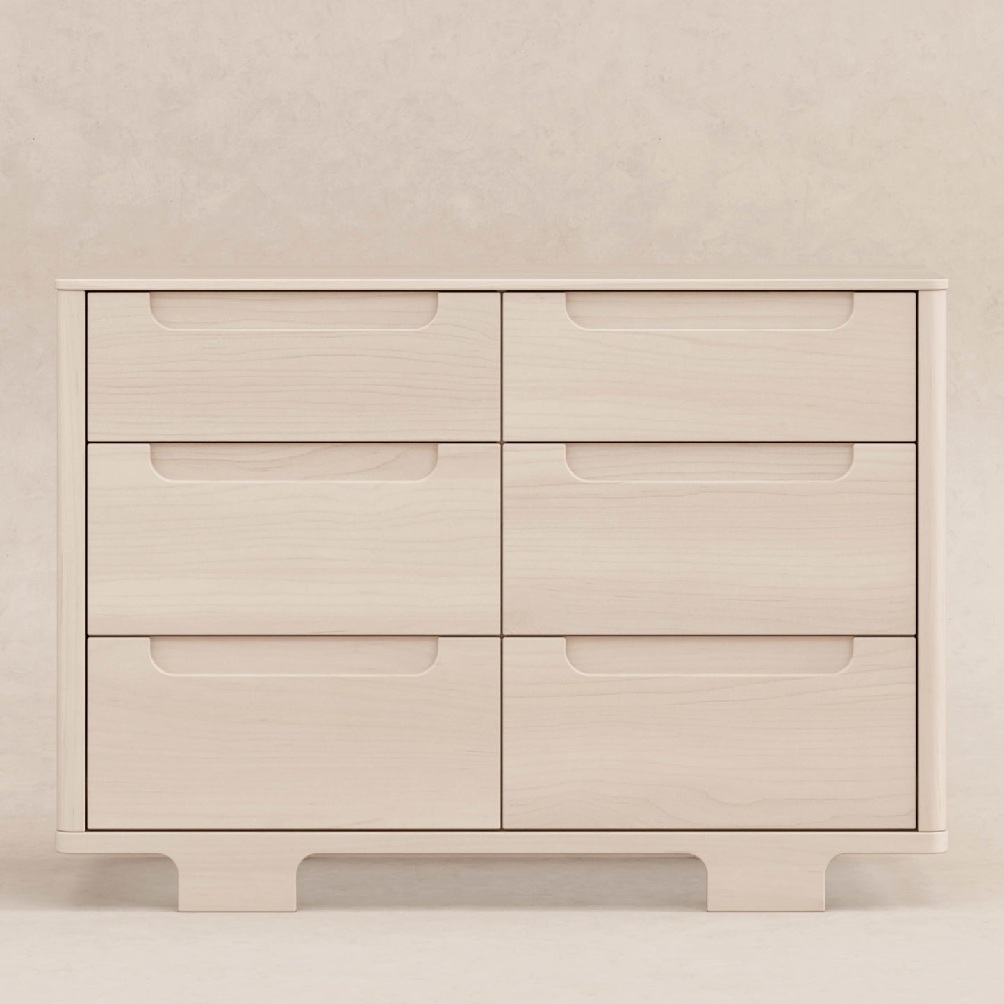 Babyletto Dressers White / Natural Babyletto Yuzu 6-Drawer Dresser