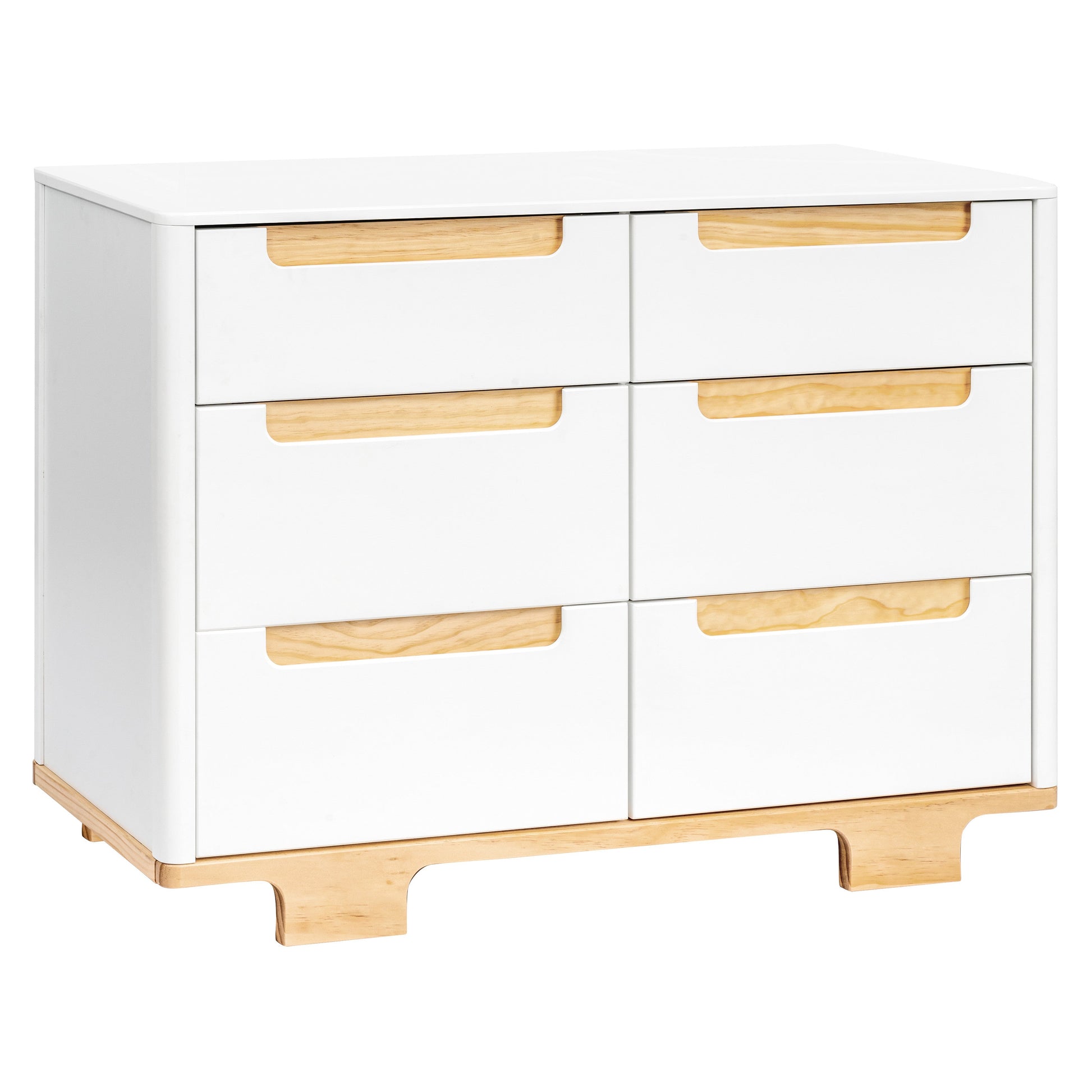 Babyletto Dressers White / Natural Babyletto Yuzu 6-Drawer Dresser