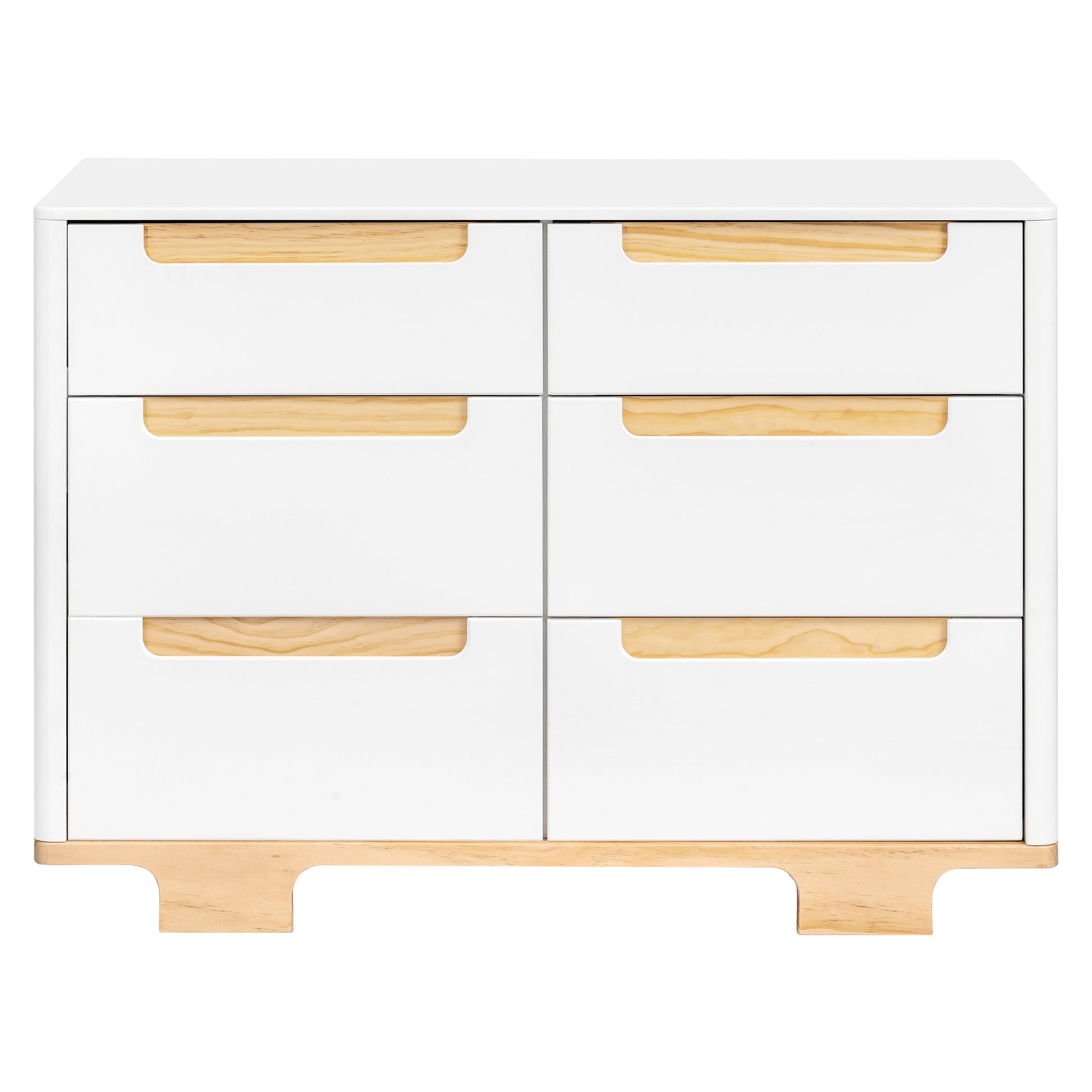 Babyletto Dressers White / Natural Babyletto Yuzu 6-Drawer Dresser