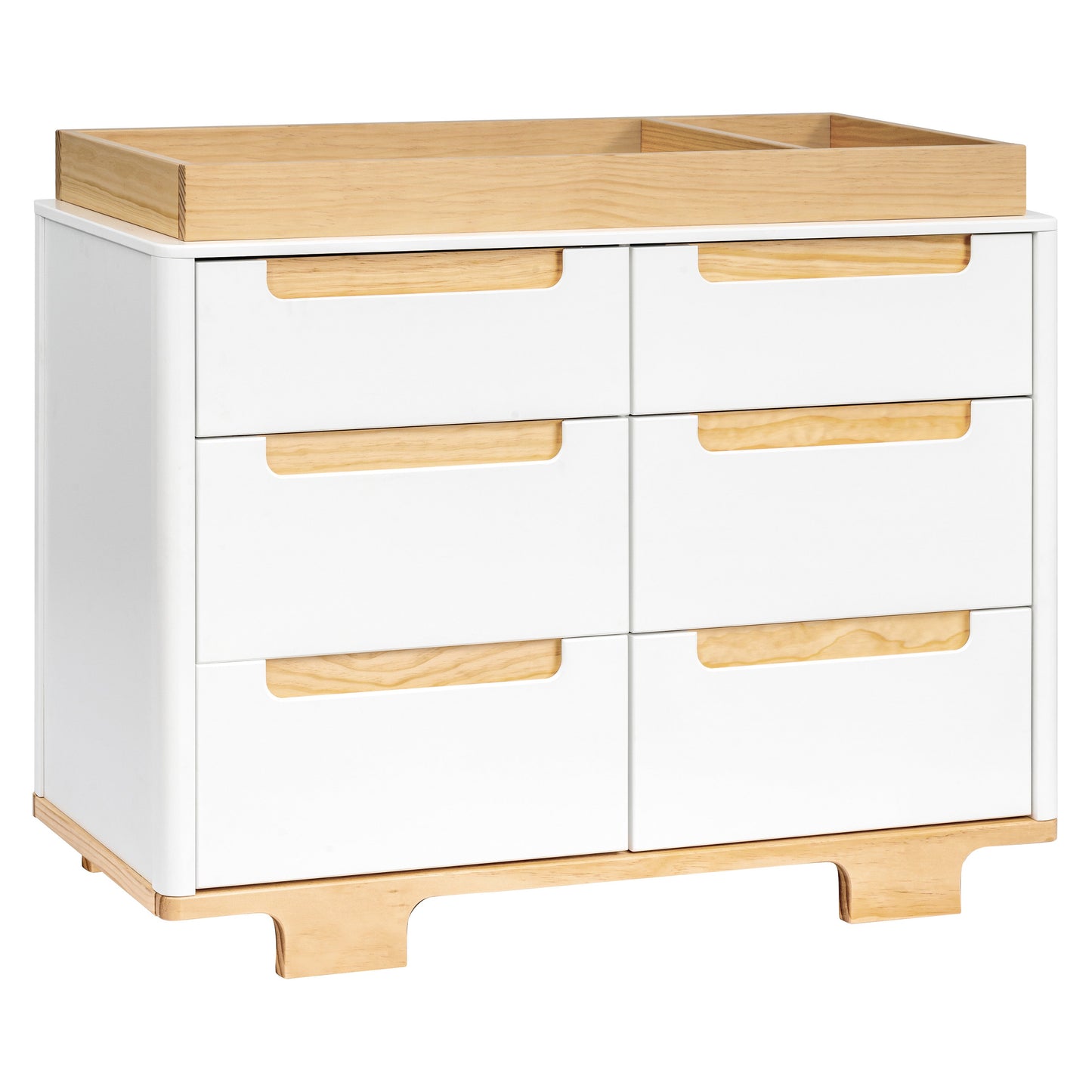 Babyletto Dressers White / Natural Babyletto Yuzu 6-Drawer Dresser