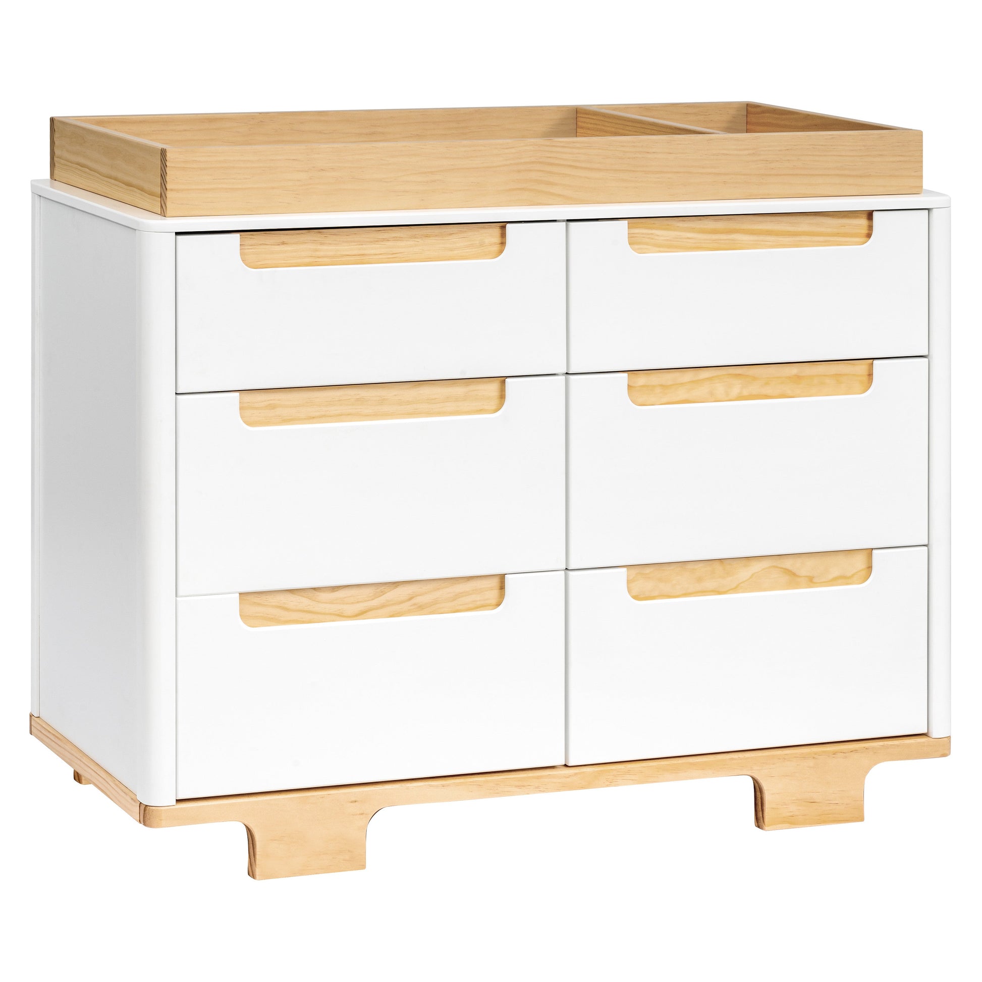 Babyletto Dressers White / Natural Babyletto Yuzu 6-Drawer Dresser