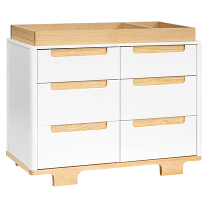 Babyletto Dressers White / Natural Babyletto Yuzu 6-Drawer Dresser